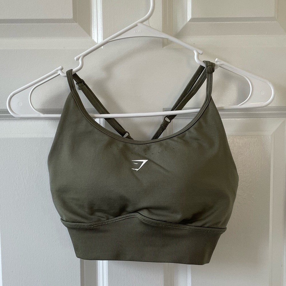 Gymshark SWEAT SEAMLESS LONGLINE SPORTS BRA - Picture 3 of 7